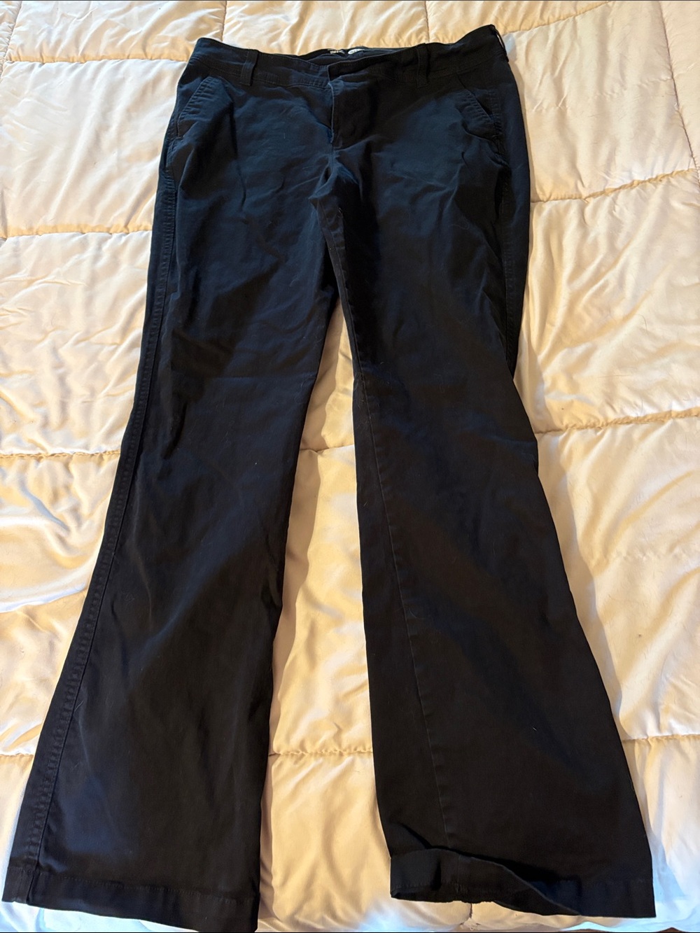 Old Navy Black Boot-Cut Pants